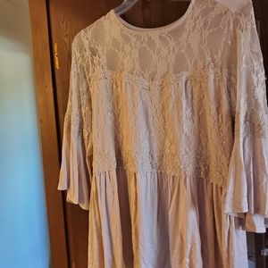Torrid Lace Peasant Blouse